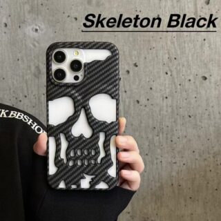 Skeleton black case