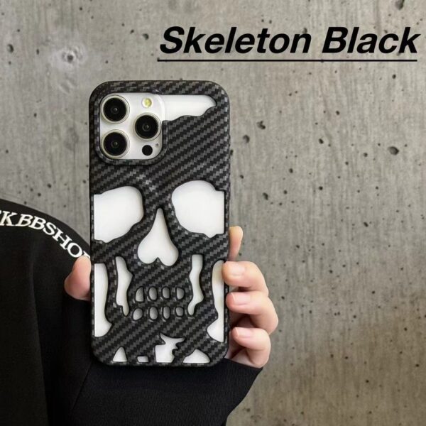 Skeleton black case